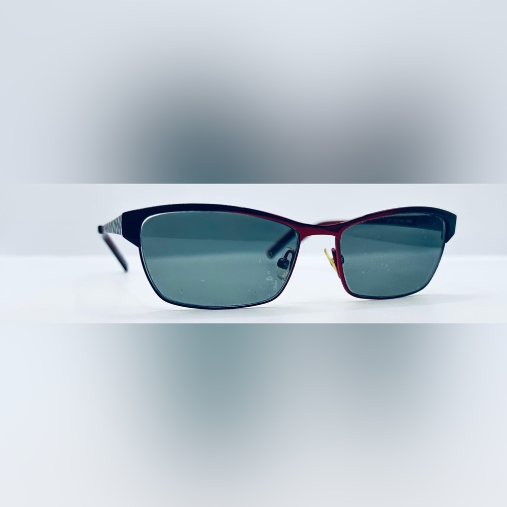 Eve Lacy Burgundy Oval Sunglasses Frames Only